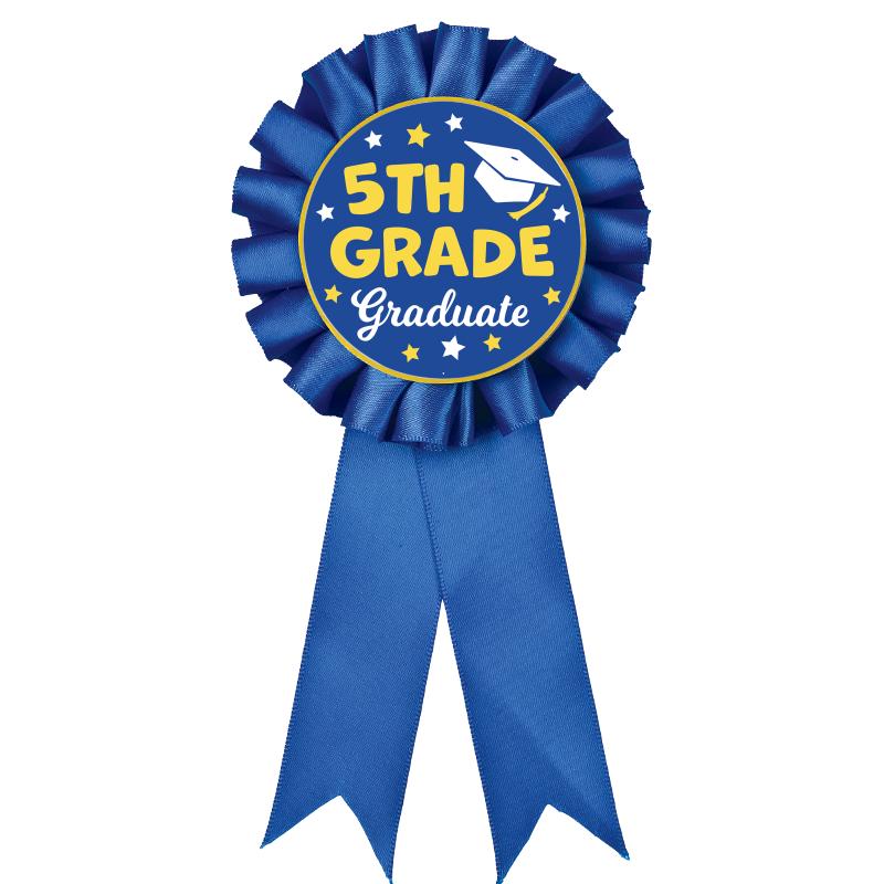BLUE MYLAR ROSETTES