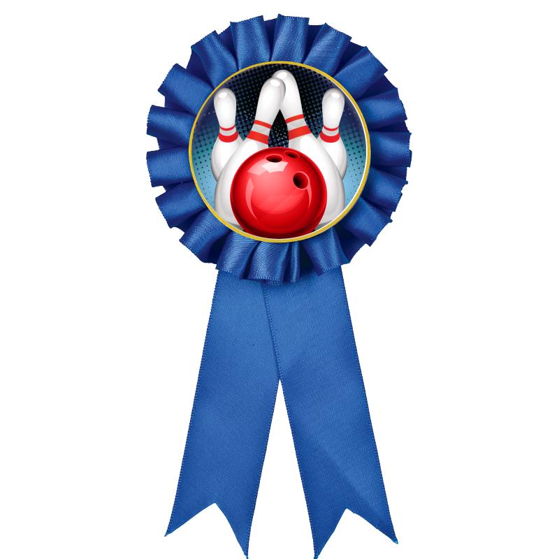 Bowling Ribbons - Crown Awards