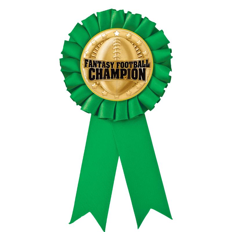GREEN MYLAR ROSETTES