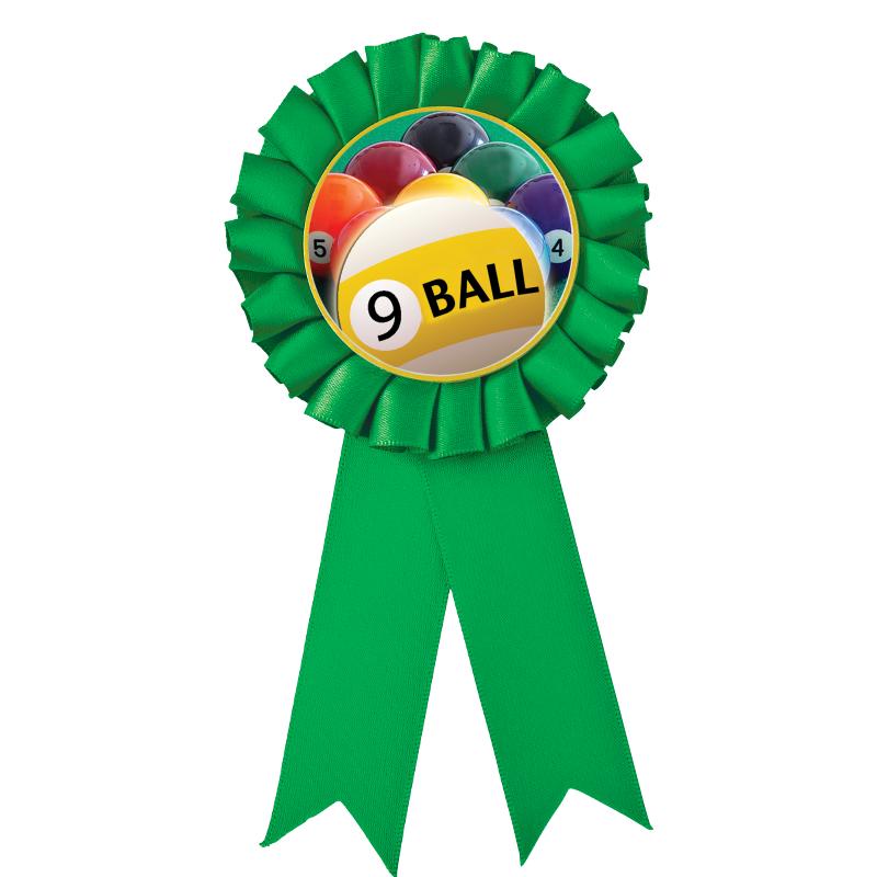 GREEN MYLAR ROSETTES