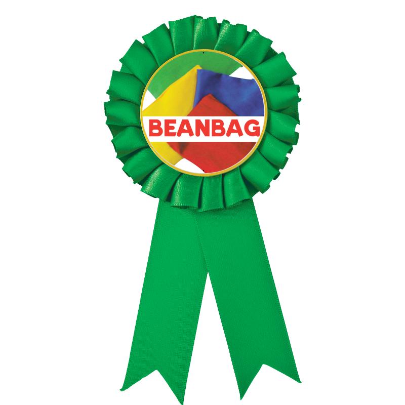 GREEN MYLAR ROSETTES