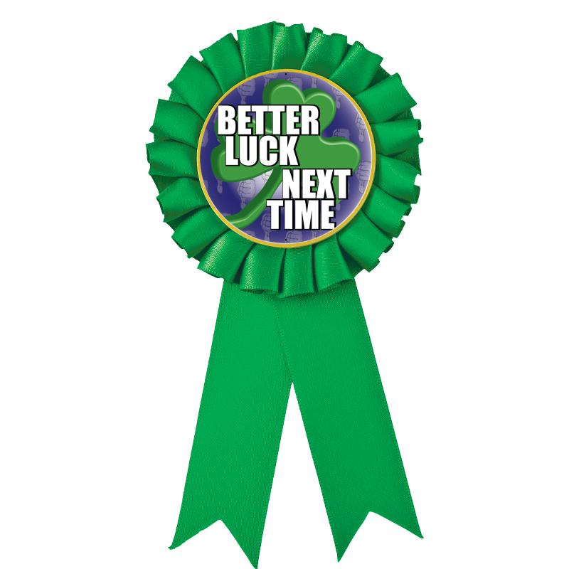 GREEN MYLAR ROSETTES