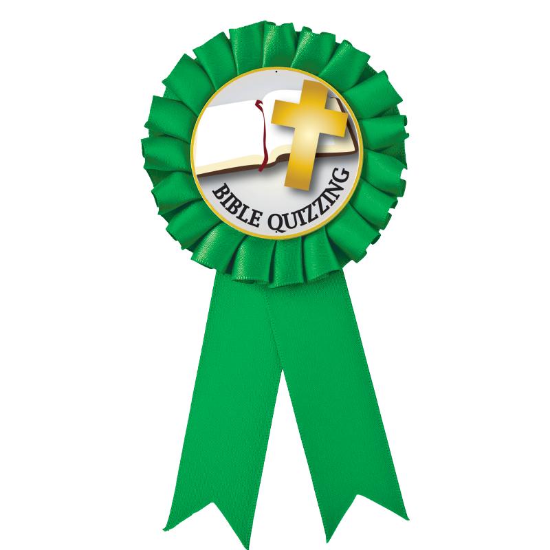 GREEN MYLAR ROSETTES