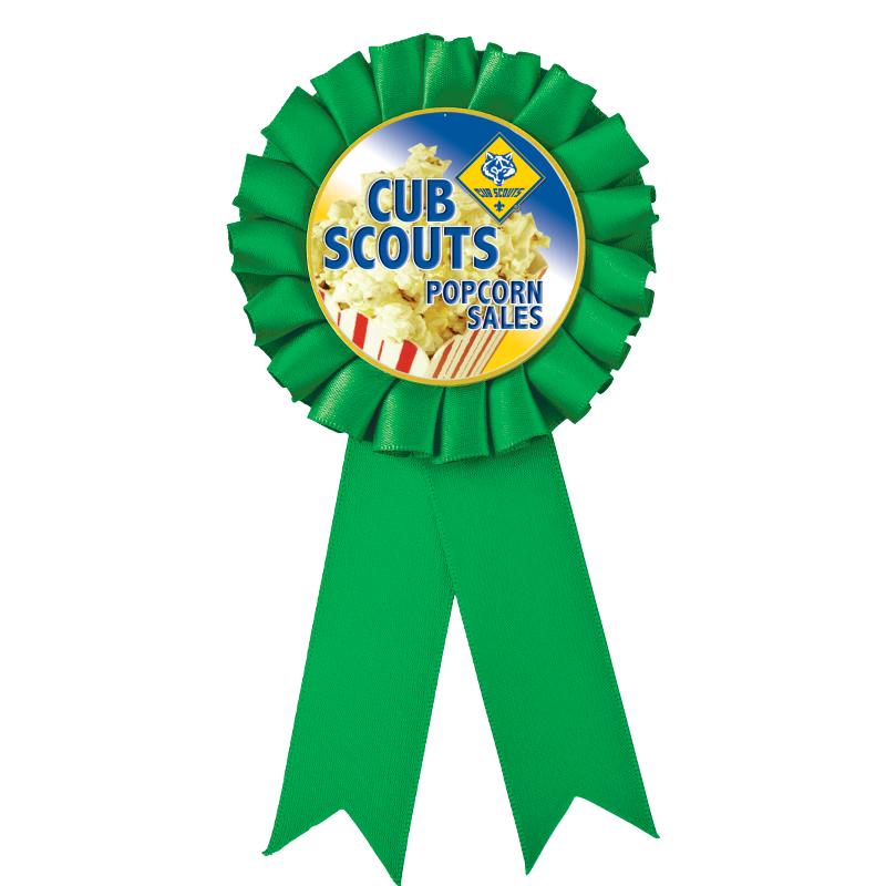 GREEN MYLAR ROSETTES