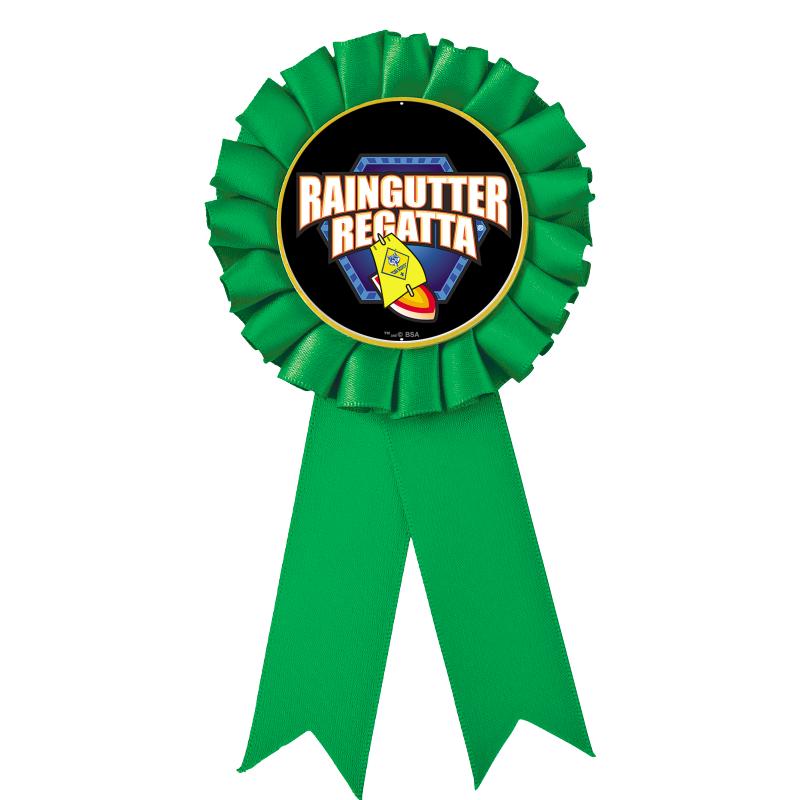 GREEN MYLAR ROSETTES