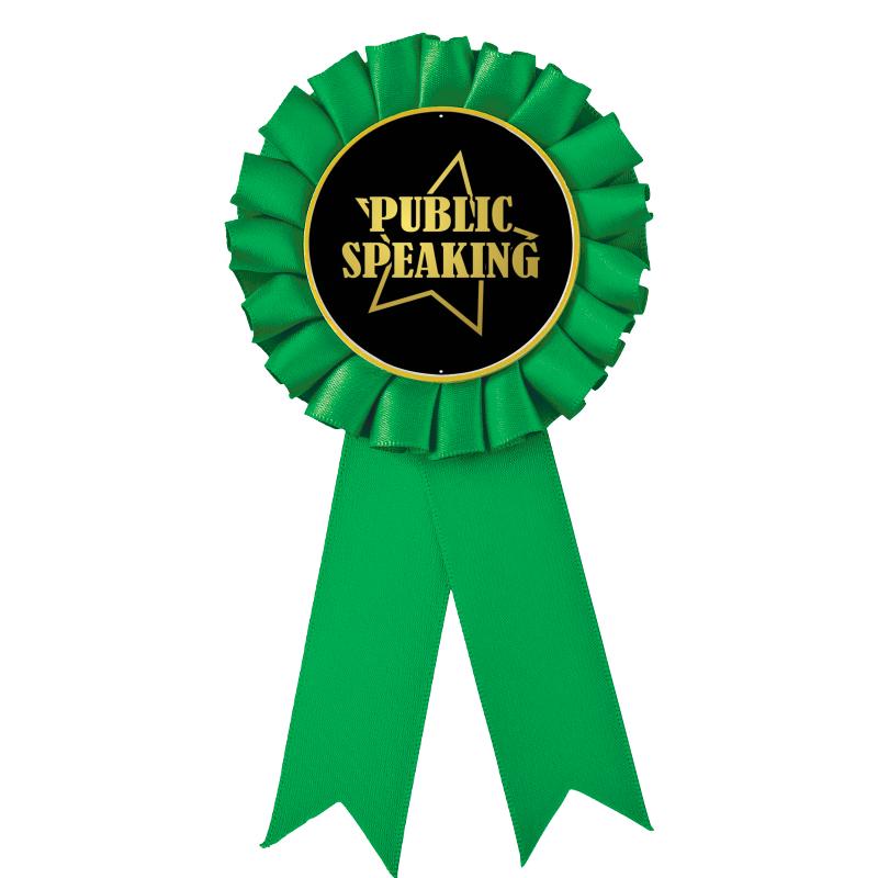 GREEN MYLAR ROSETTES