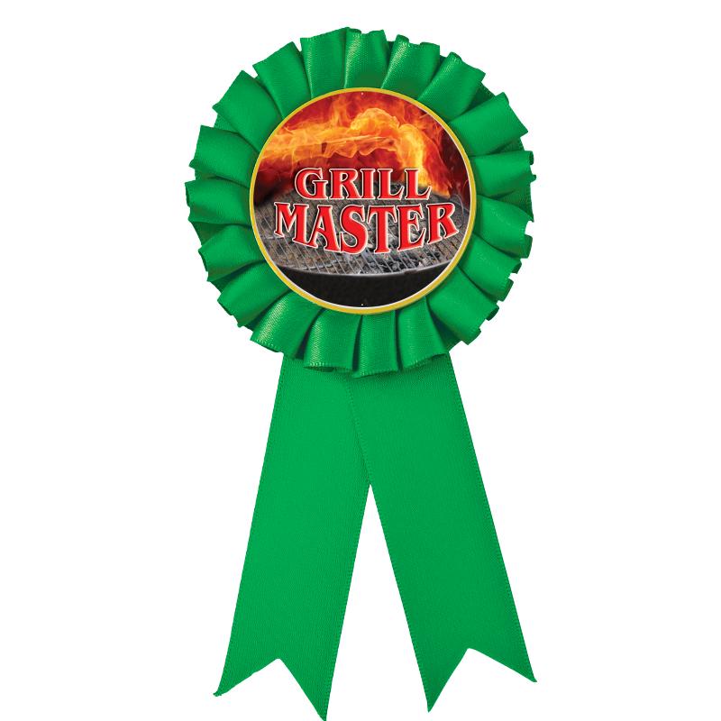 GREEN MYLAR ROSETTES