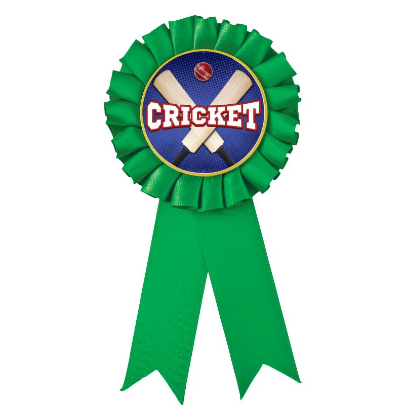 GREEN MYLAR ROSETTES