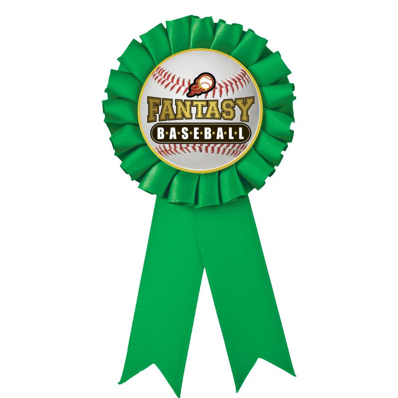 GREEN MYLAR ROSETTES