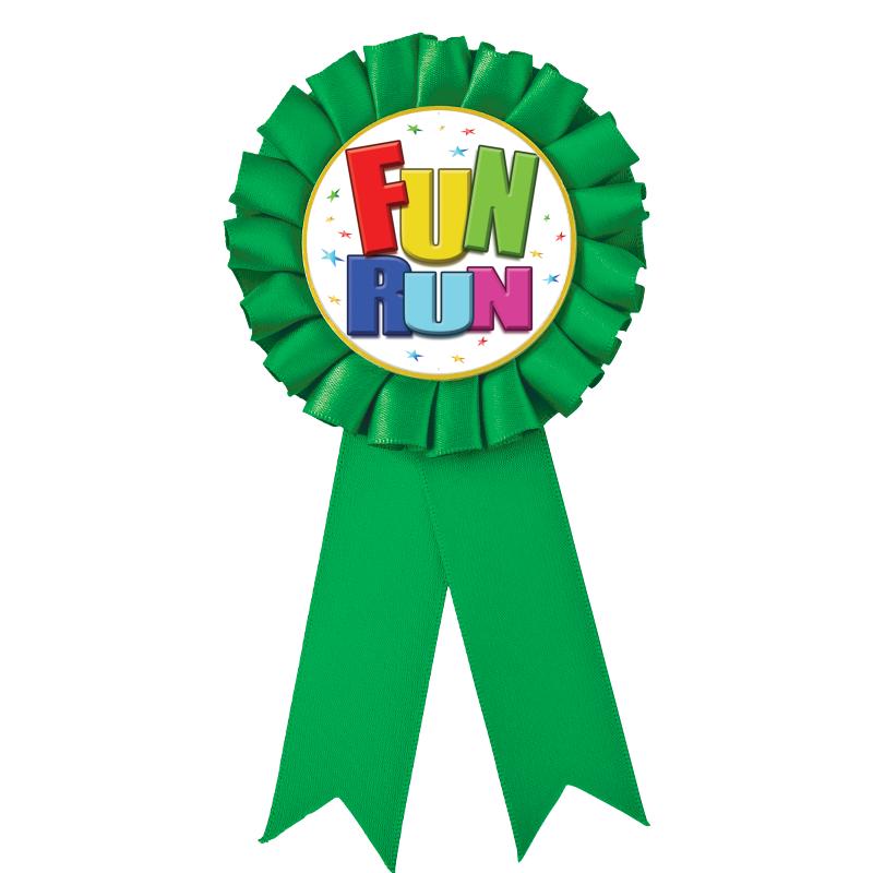 GREEN MYLAR ROSETTES