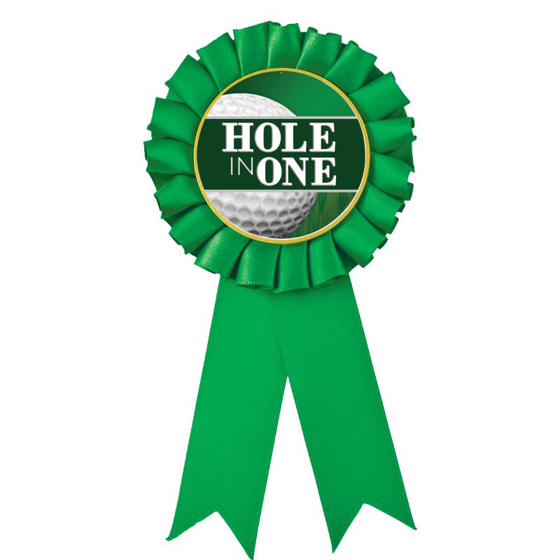 GREEN MYLAR ROSETTES