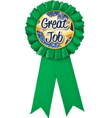 Green Rosette Ribbon