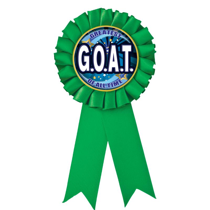 GREEN MYLAR ROSETTES