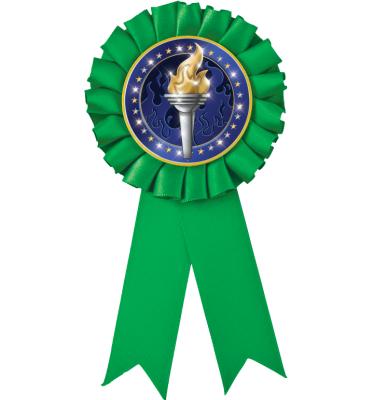 Green Rosette Ribbon