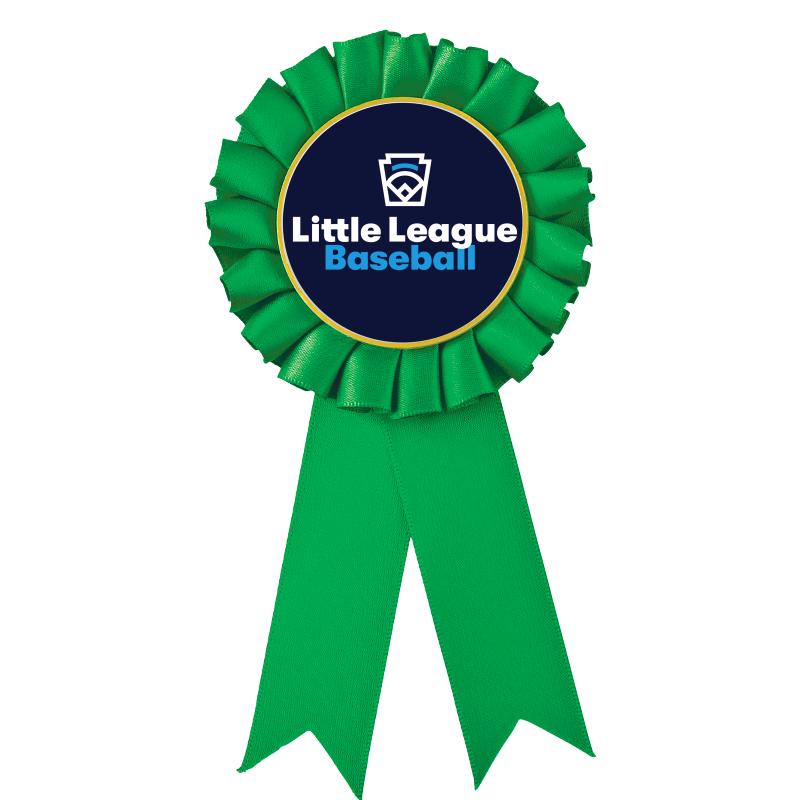 GREEN MYLAR ROSETTES