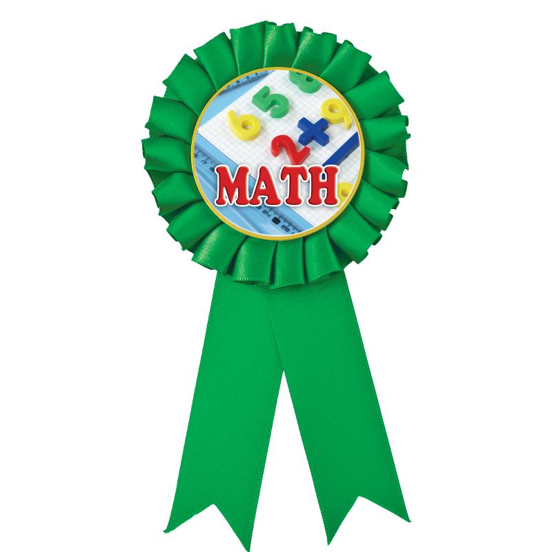 GREEN MYLAR ROSETTES