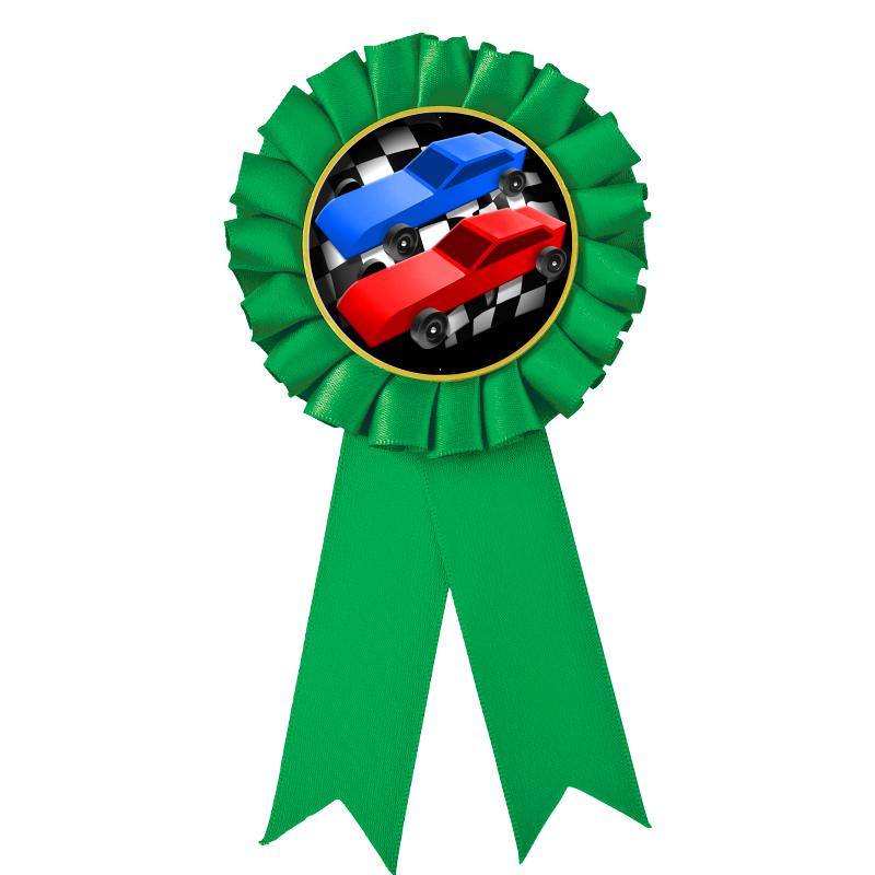 Pinewood Derby Ribbons Crown Awards