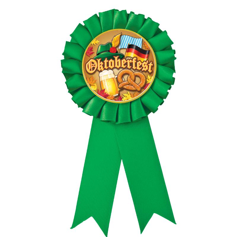 GREEN MYLAR ROSETTES