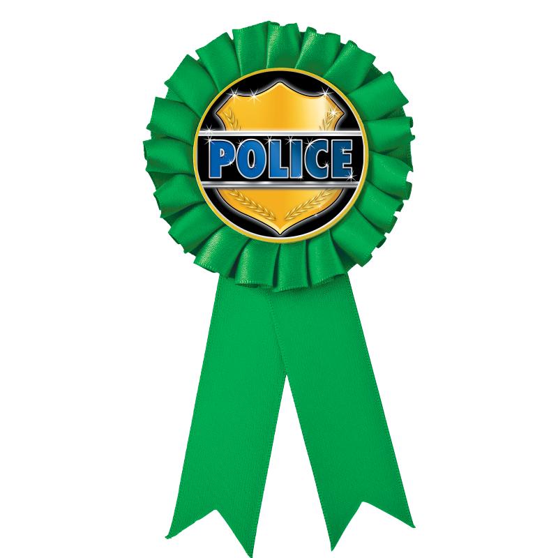 GREEN MYLAR ROSETTES