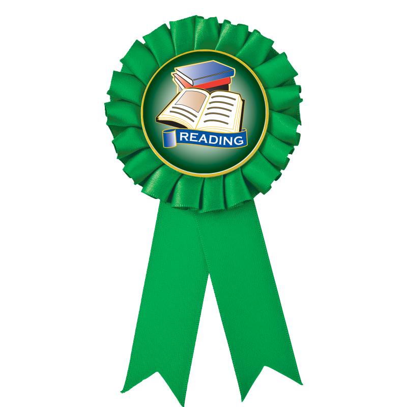 GREEN MYLAR ROSETTES