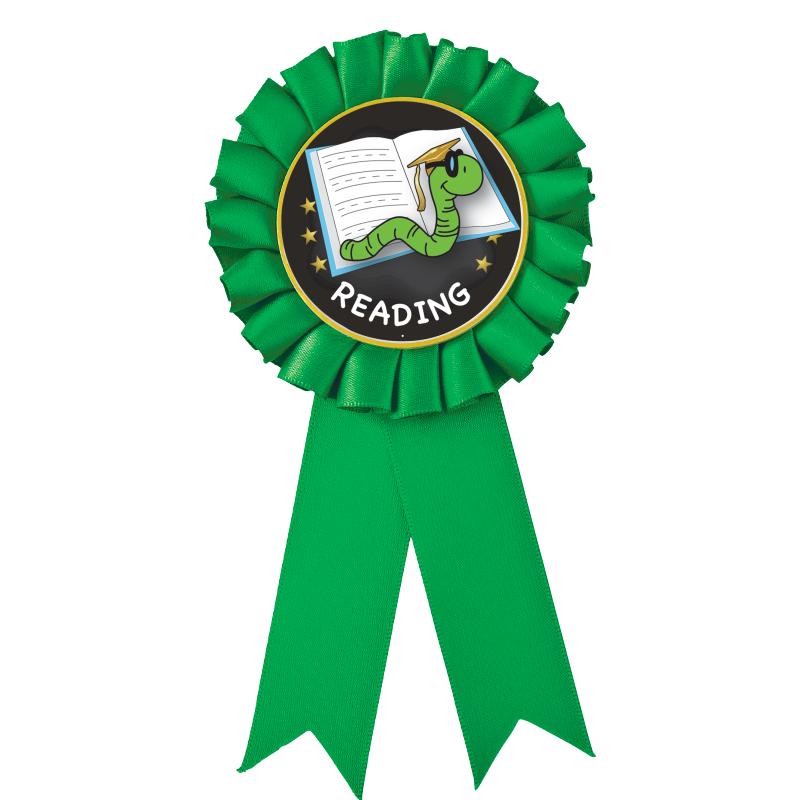 GREEN MYLAR ROSETTES