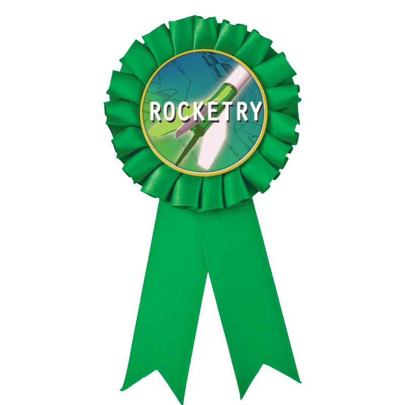 GREEN MYLAR ROSETTES