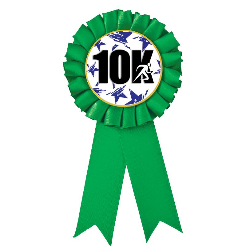 GREEN MYLAR ROSETTES