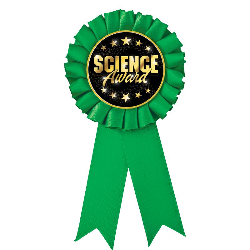 GREEN MYLAR ROSETTES