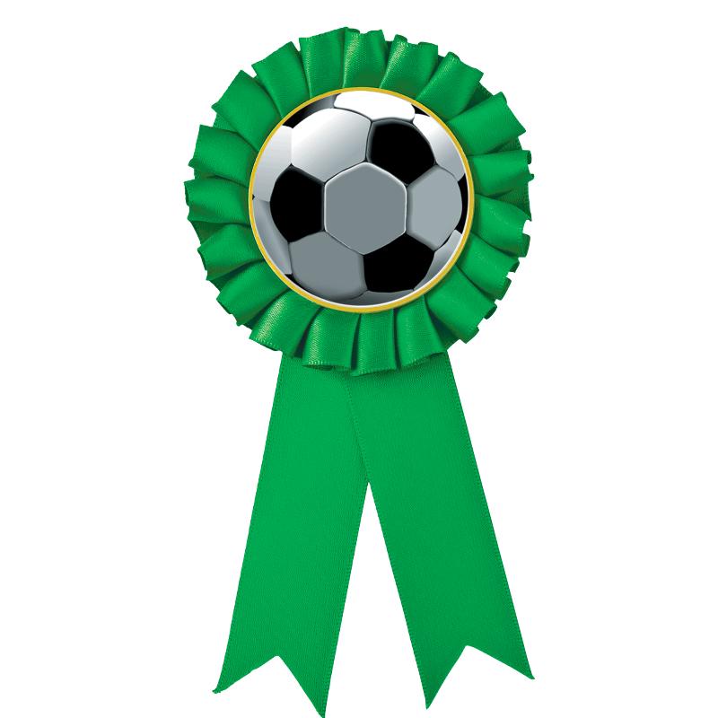 GREEN MYLAR ROSETTES