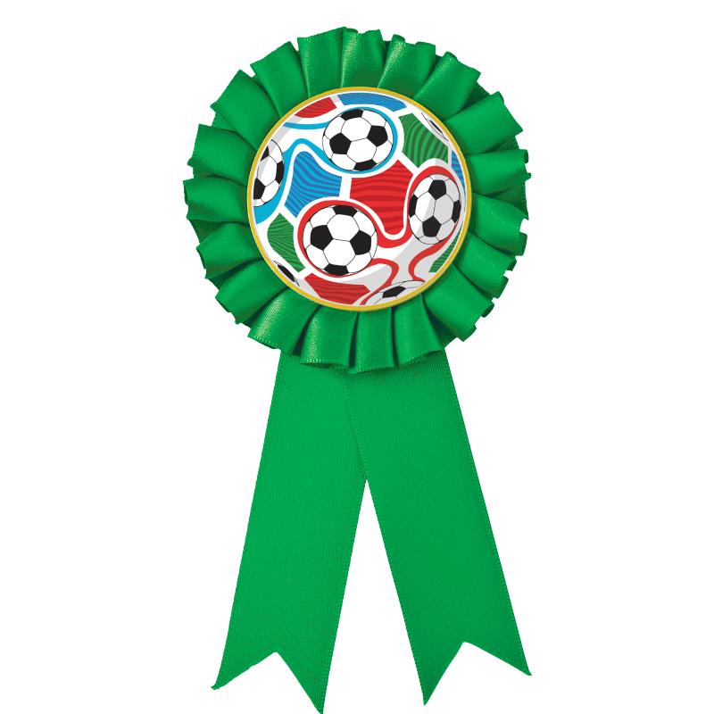 GREEN MYLAR ROSETTES