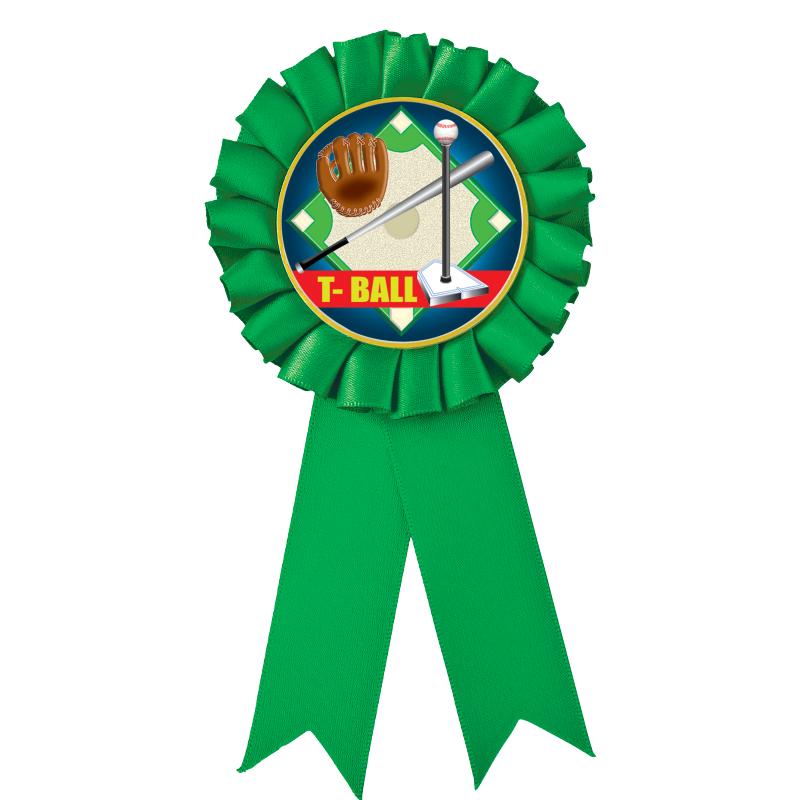 GREEN MYLAR ROSETTES