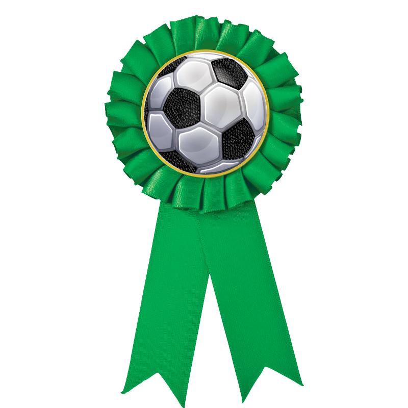 GREEN MYLAR ROSETTES