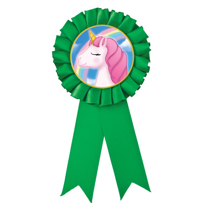 GREEN MYLAR ROSETTES