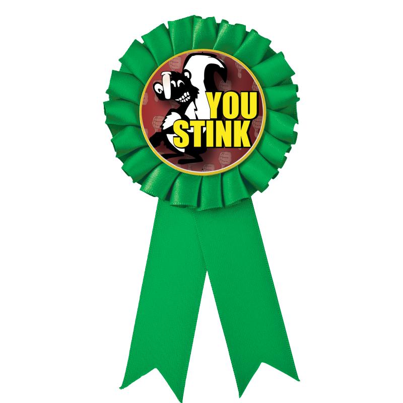 GREEN MYLAR ROSETTES