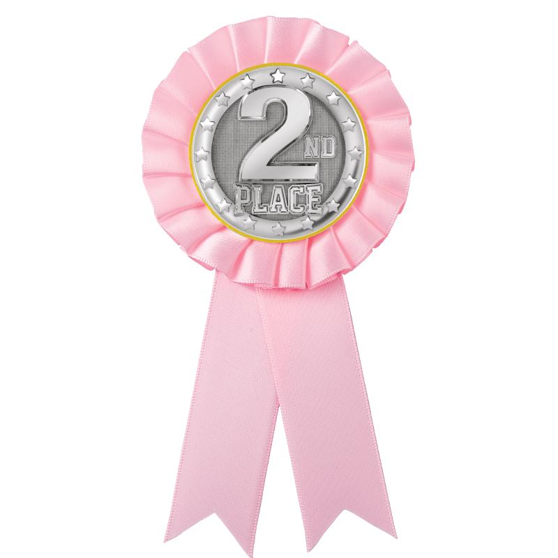 PINK MYLAR ROSETTES