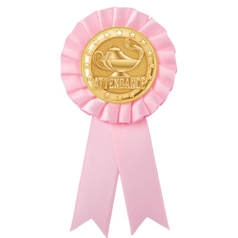 PINK MYLAR ROSETTES