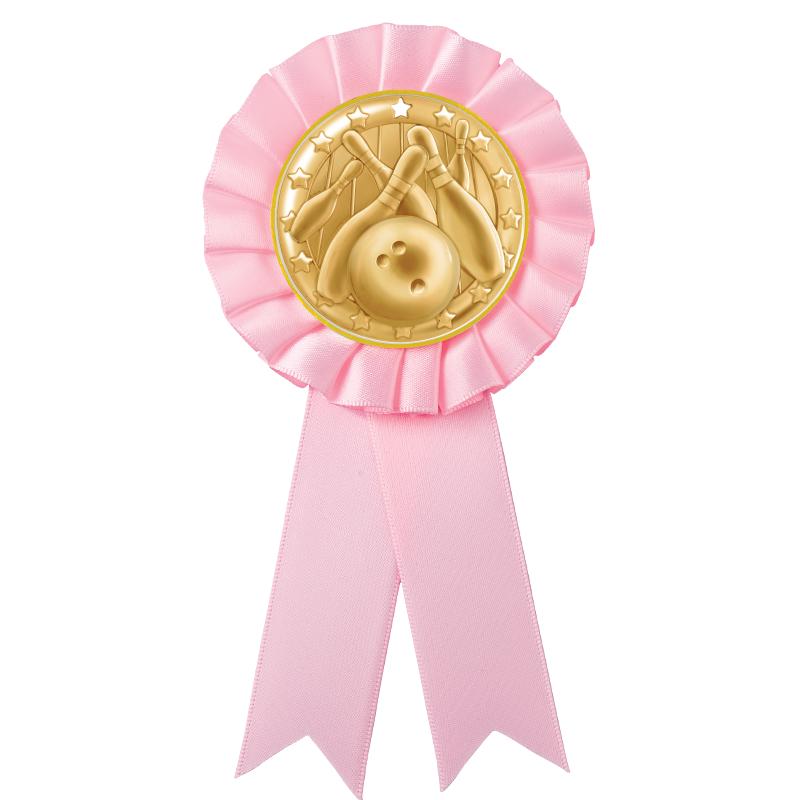 PINK MYLAR ROSETTES