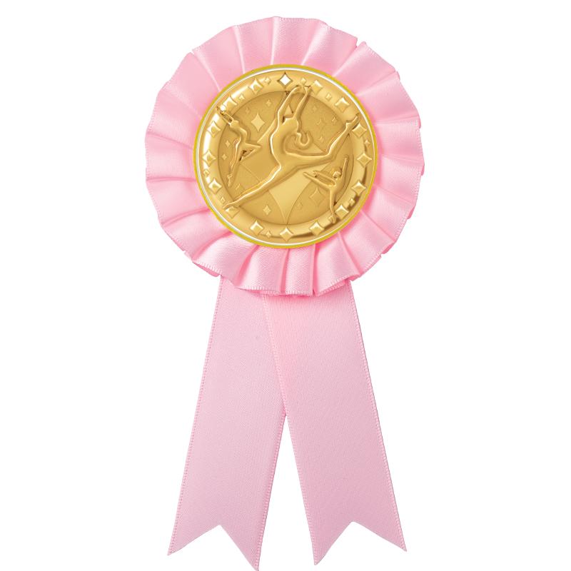 PINK MYLAR ROSETTES