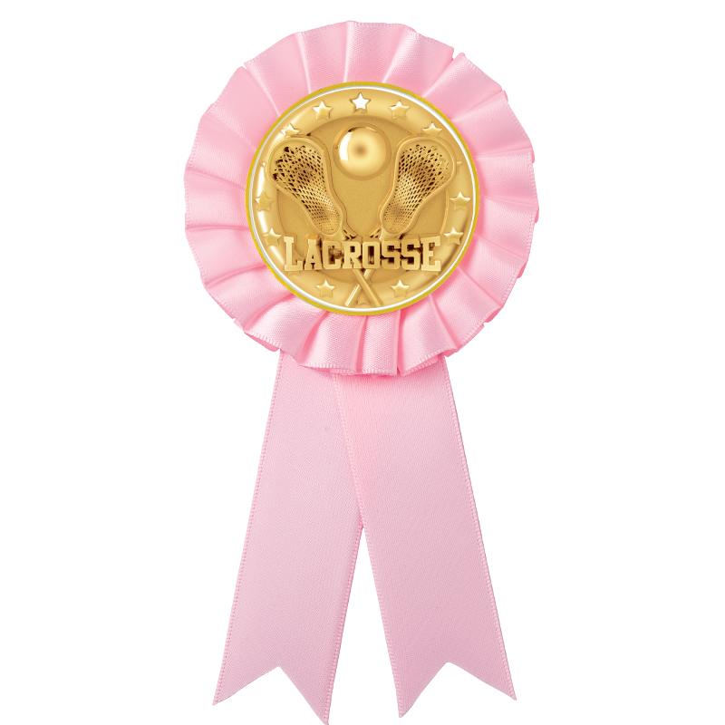 PINK MYLAR ROSETTES