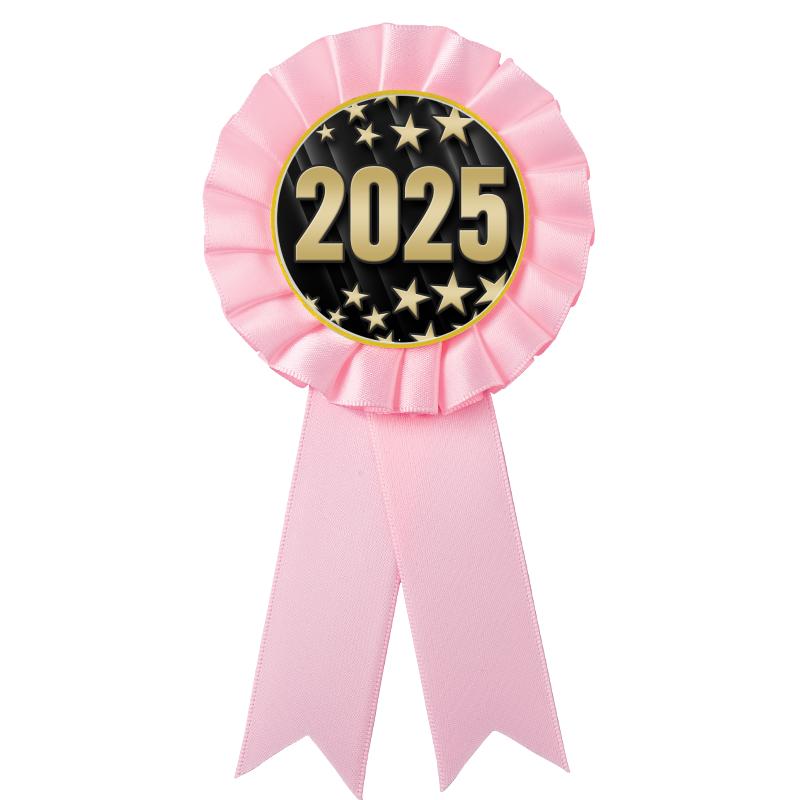 PINK MYLAR ROSETTES