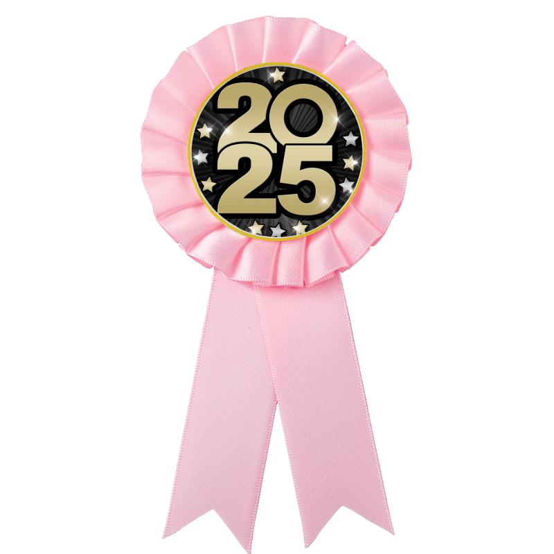 PINK MYLAR ROSETTES
