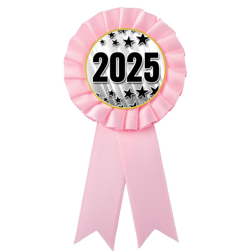 PINK MYLAR ROSETTES