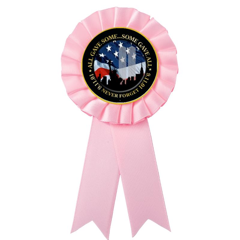 PINK MYLAR ROSETTES