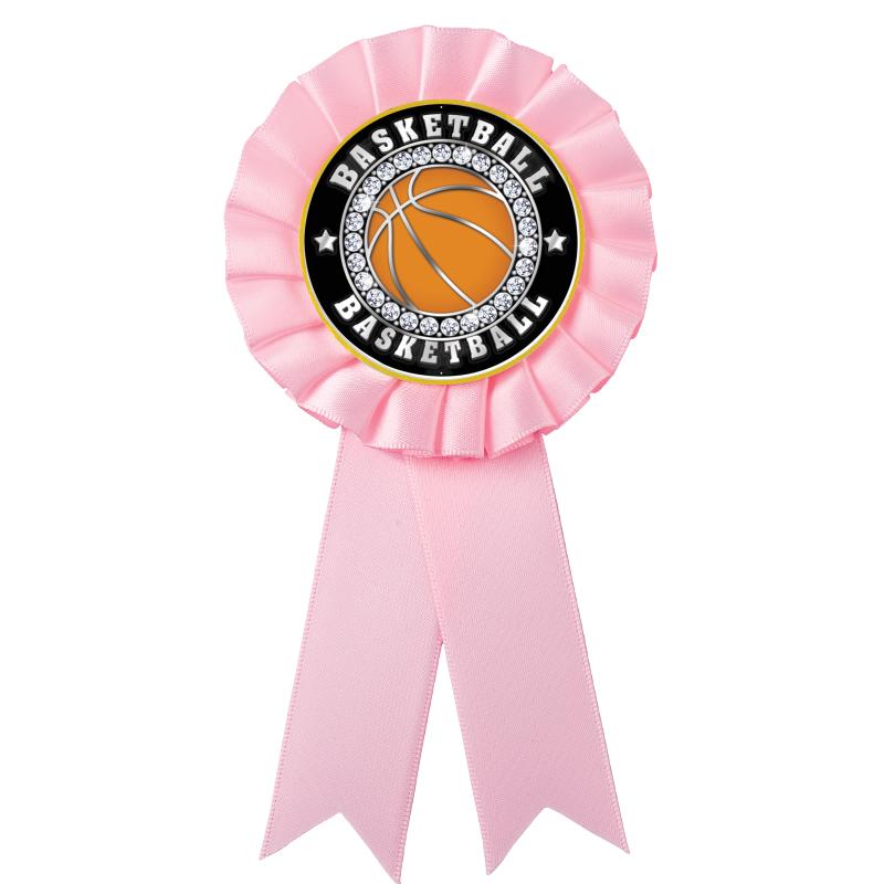 PINK MYLAR ROSETTES