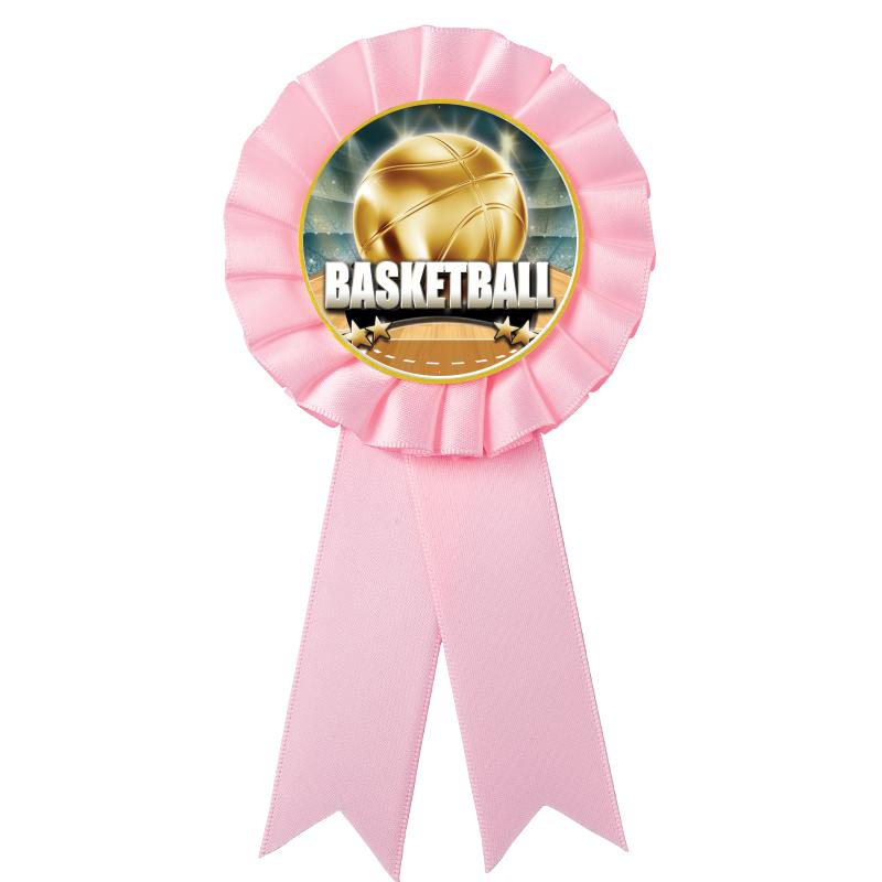 PINK MYLAR ROSETTES