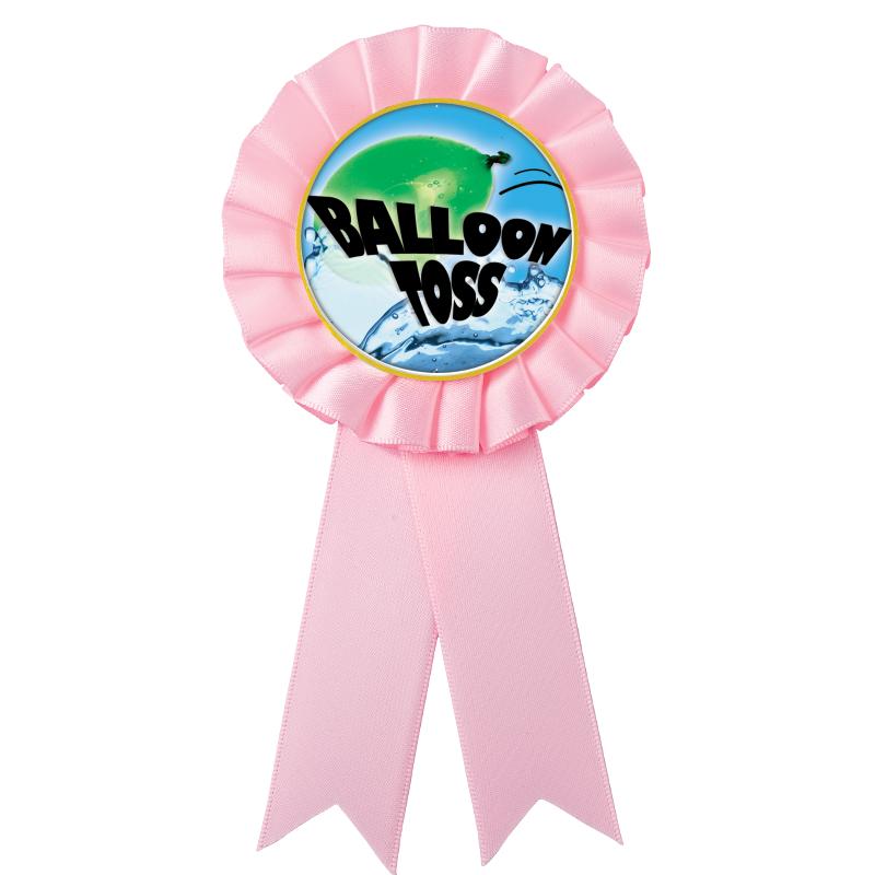 PINK MYLAR ROSETTES