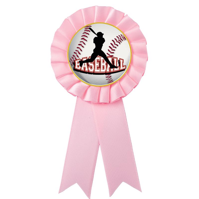 PINK MYLAR ROSETTES