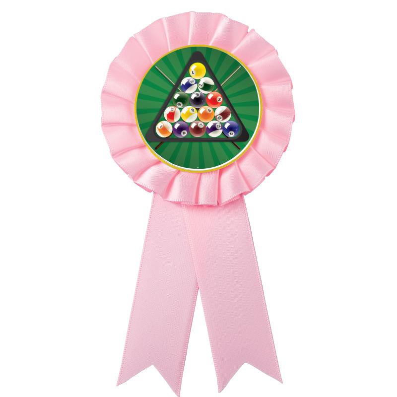 PINK MYLAR ROSETTES