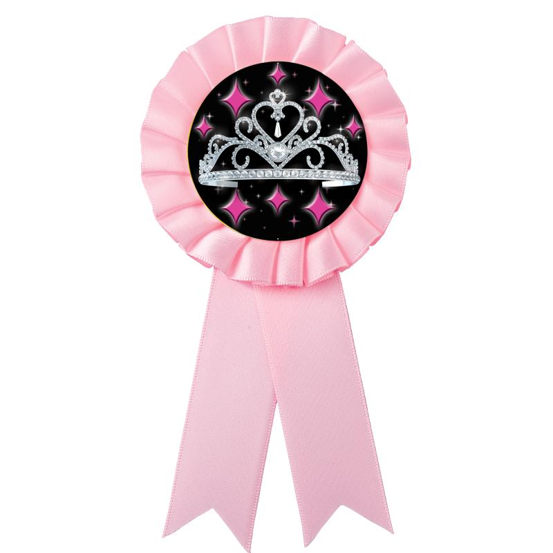 PINK MYLAR ROSETTES