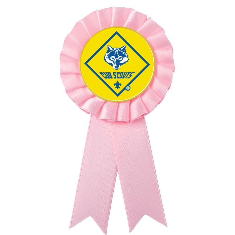 PINK MYLAR ROSETTES